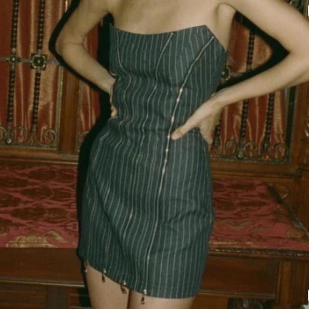 With Jean Mirabel mini dress